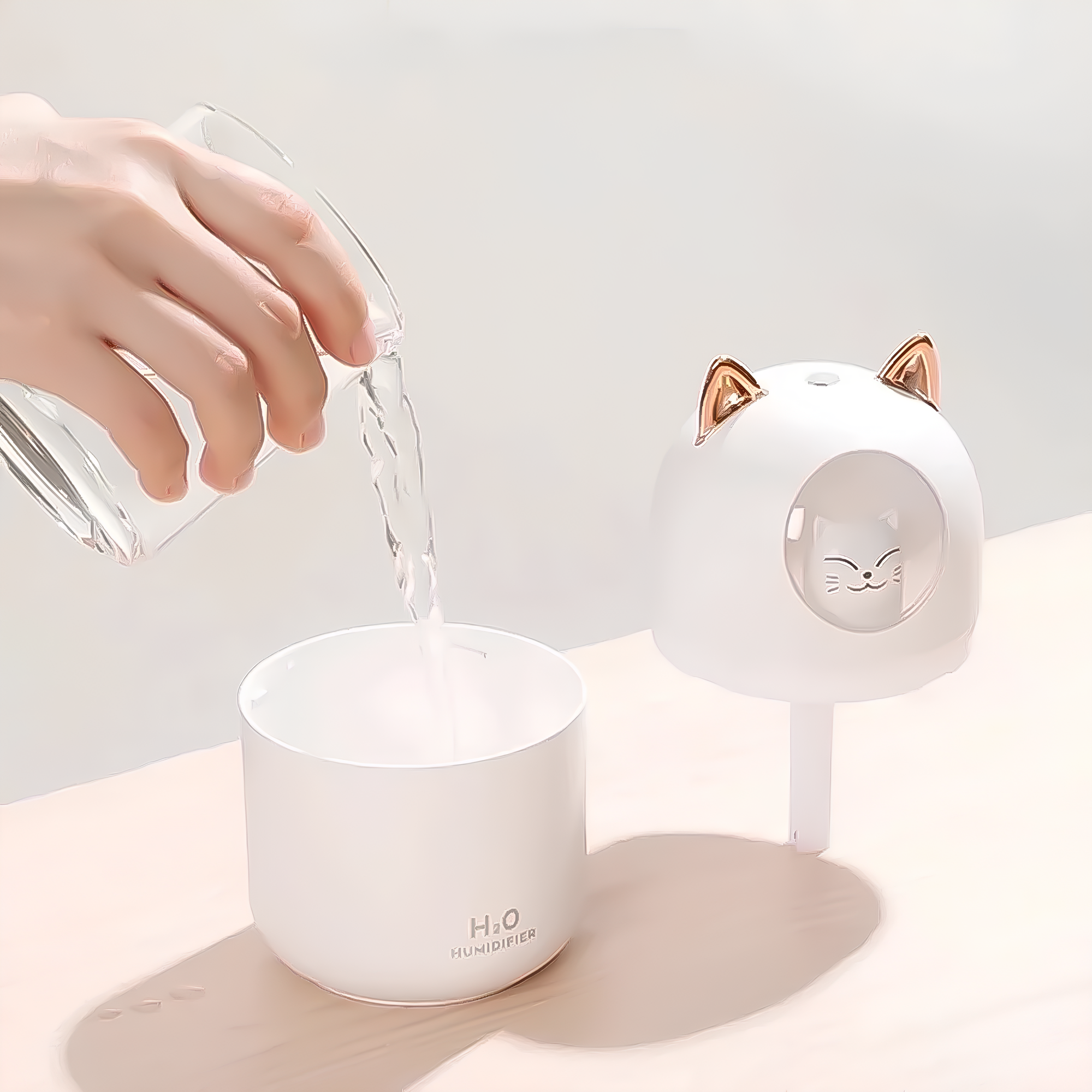 Umidificador e Aromatizador Infantil  de Gatinho
