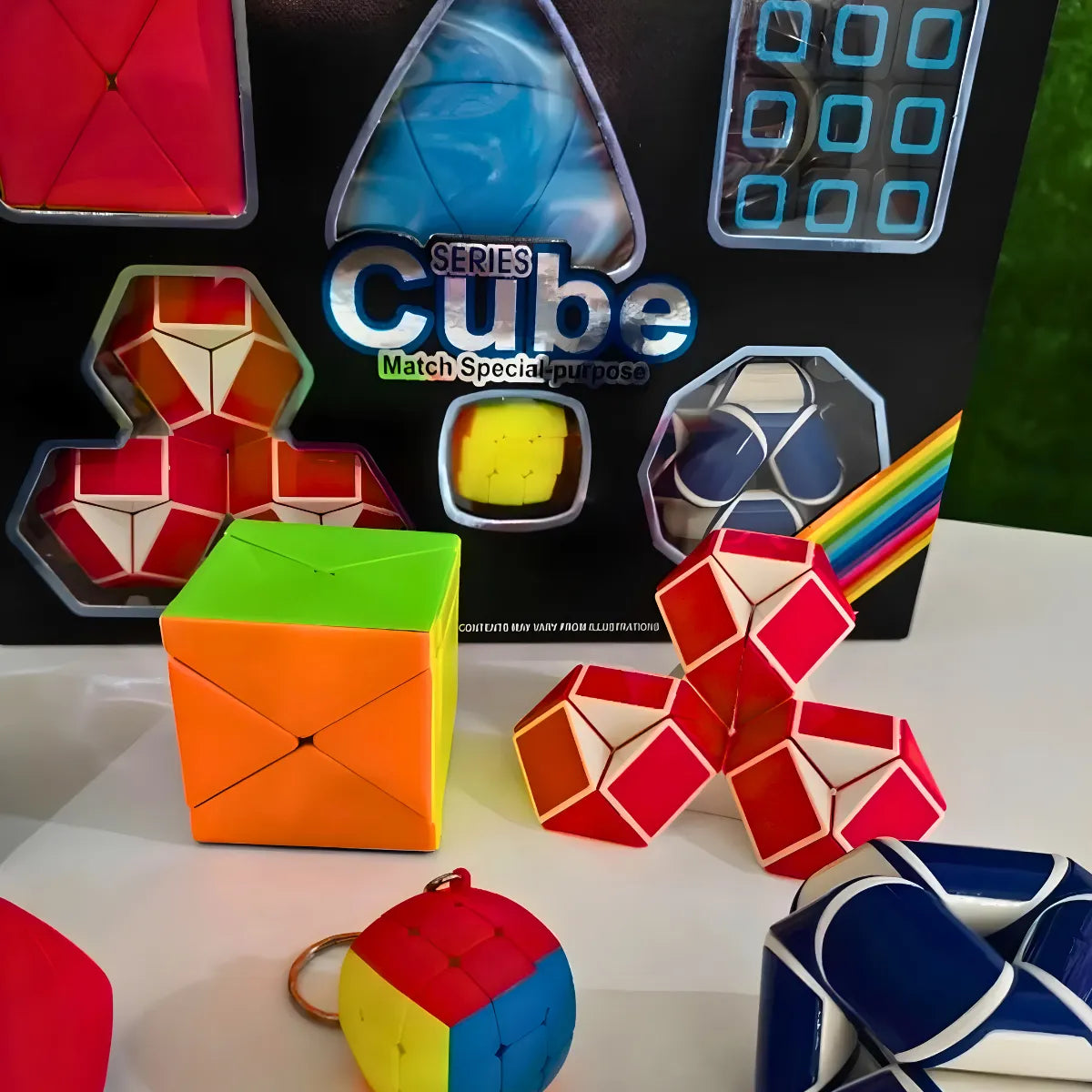 Kit Serie 6 Cubo Mágico Profissional Brinquedo