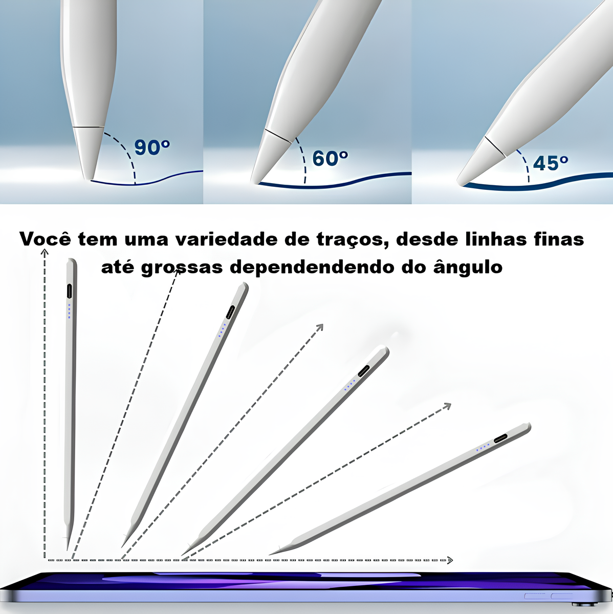 Caneta Digital de Ponta Fina