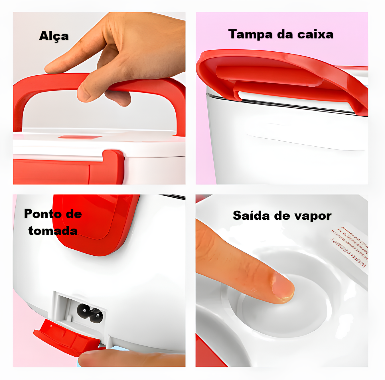 Marmita Elétrica Portátil Bivolt