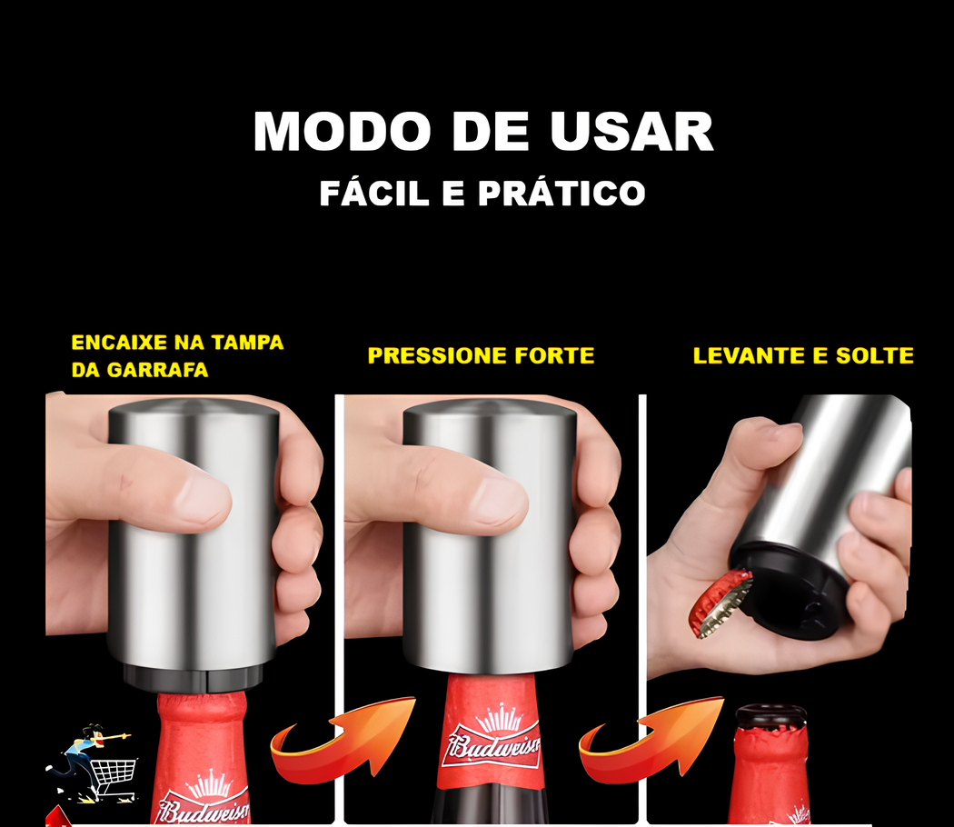 Abridor De Garrafa Magnético