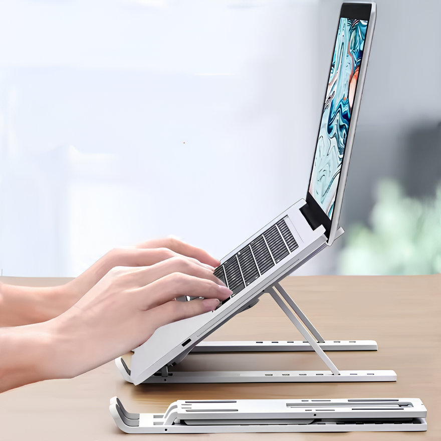 Suporte Dobrável e Ajustável para Notebook